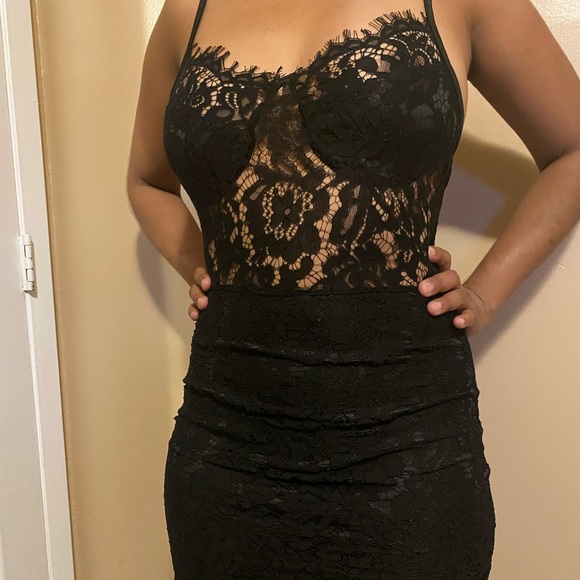 chicme Dresses & Skirts - Sexy Black Lace Dress size Small
